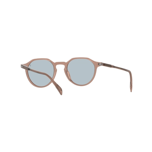 Óculos de Sol David Beckham DB 1217/S 35J 50QZ S Acetato Rosa Transparente com lentes na cor Azul Fotocromático