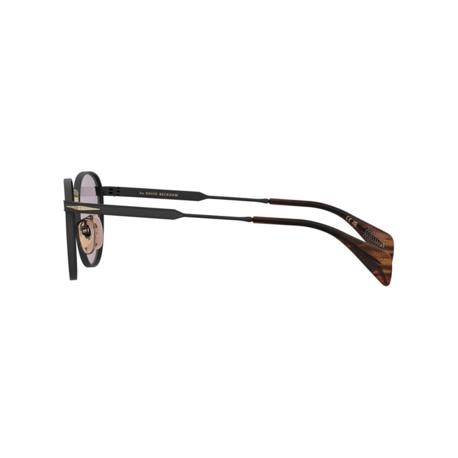 Óculos de Sol David Beckham DB 1228/S 146 515F S Metal Preto Fosco com lentes na cor Violeta Fotocromático 3