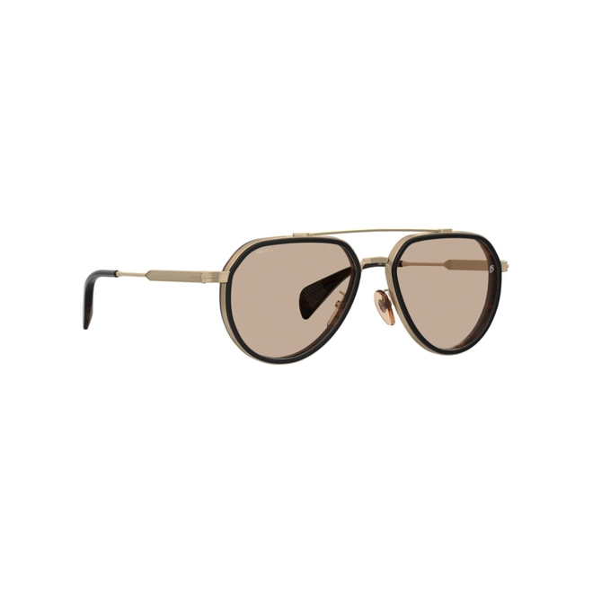Óculos de Sol David Beckham DB 1226/G/S RHL 5763 S Titânio Preto e Dourado com lentes na cor Rosa Fotocromático 3