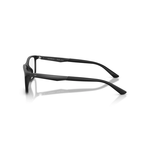 Óculos de Grau Emporio Armani 0EA3280U 5001 55 Acetato Preto Fosco