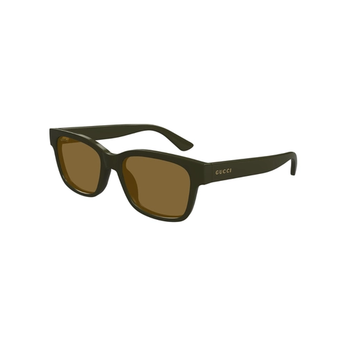 Óculos de Sol Gucci GG1716S-004 54 Acetato Verde com lentes na cor Marrom