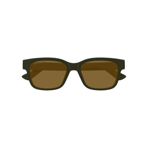Óculos de Sol Gucci GG1716S-004 54 Acetato Verde com lentes na cor Marrom
