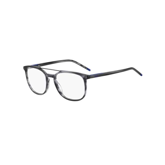 Óculos de Grau Hugo Boss HG 1401 2W8 5419 R Acetato Cinza Mesclado 1