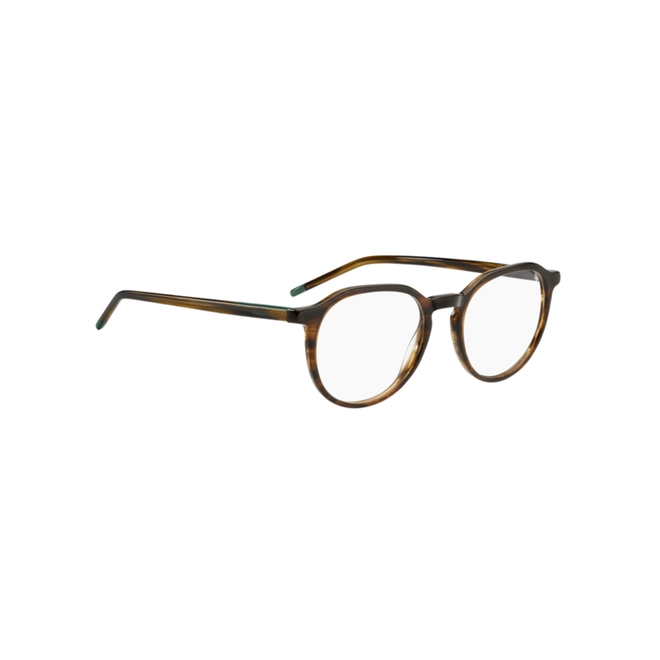 Óculos de Grau Hugo Boss HG 1403 EX4 5020 R Acetato Marrom Mesclado 3