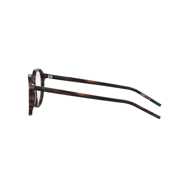 Óculos de Grau Hugo Boss HG 1403 EX4 5020 R Acetato Marrom Mesclado 4