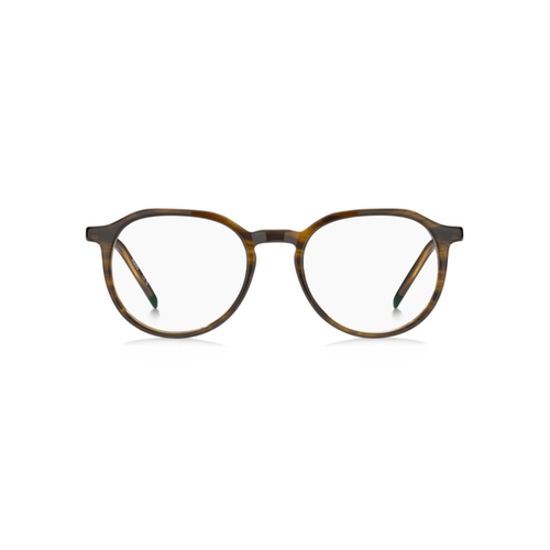 Óculos de Grau Hugo Boss HG 1403 EX4 5020 R Acetato Marrom Mesclado