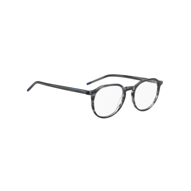Óculos de Grau Hugo Boss HG 1403 2W8 5020 R Acetato Cinza Mesclado 3