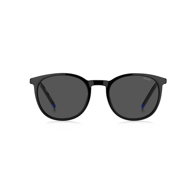 Óculos de Sol Hugo Boss HG 1400/G/S 807 53IR S Acetato Preto com lentes na cor Cinza 2