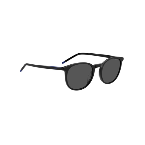Óculos de Sol Hugo Boss HG 1400/G/S 807 53IR S Acetato Preto com lentes na cor Cinza