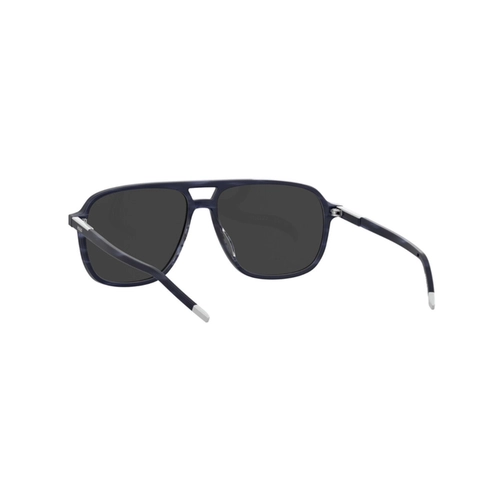 Óculos de Sol Hugo Boss HG 1398/S 38I 58IR S Acetato Azul Mesclado com lentes na cor Cinza