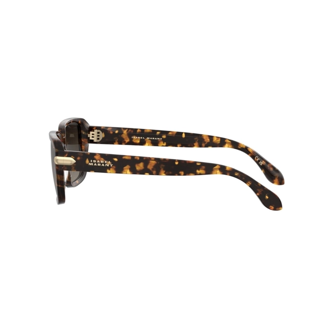 Óculos de Sol Isabel Marant IM 0263/S 086 58HA S Acetato Marrom Mesclado com lentes na cor Marrom Degradê 4
