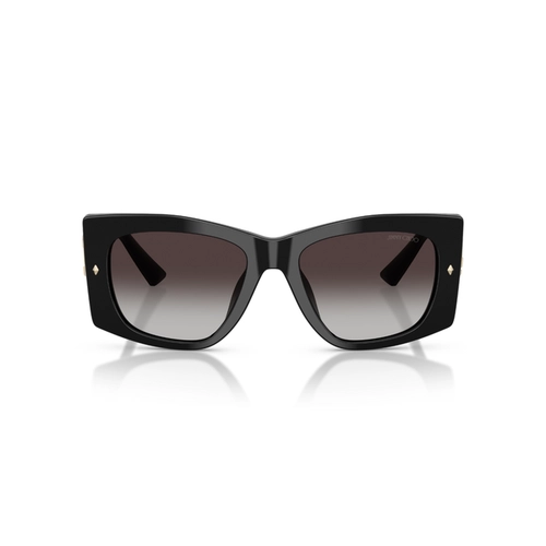 Óculos de Sol Jimmy Choo 0JC5061U 50008G54 Acetato Preto Polido com lentes na cor Cinza Degradê