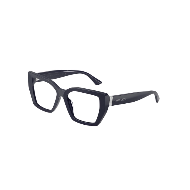Óculos de Grau Jimmy Choo 0JC3053JU 5016 54 Acetato Azul Marinho Polido 1