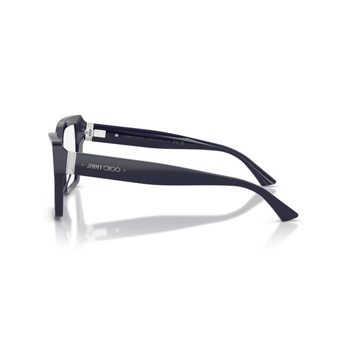 Óculos de Grau Jimmy Choo 0JC3053JU 5016 54 Acetato Azul Marinho Polido