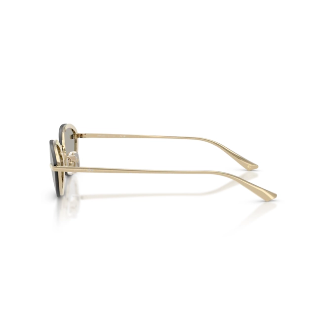 Óculos de Sol Jimmy Choo 0JC4020B 30066G59 Metal Dourado com lentes na cor Cinza Espelhado 3