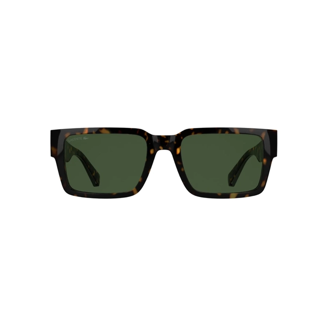 Óculos de Sol Lacoste L6089S 214 55 Acetato Marrom Mesclado com lentes na cor Verde 2