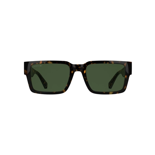 Óculos de Sol Lacoste L6089S 214 55 Acetato Marrom Mesclado com lentes na cor Verde