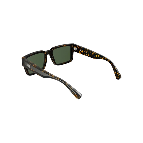 Óculos de Sol Lacoste L6089S 214 55 Acetato Marrom Mesclado com lentes na cor Verde