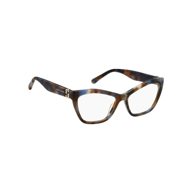 Óculos de Grau Marc Jacobs MARC 894 X8Q 5416 R Acetato Marrom Mesclado e Azul 3