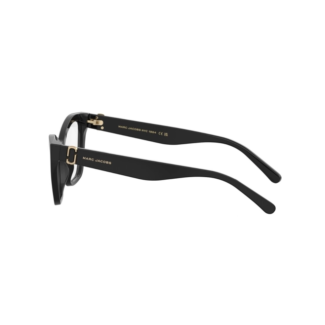 Óculos de Grau Marc Jacobs MARC 894 807 5416 R Acetato Preto 4