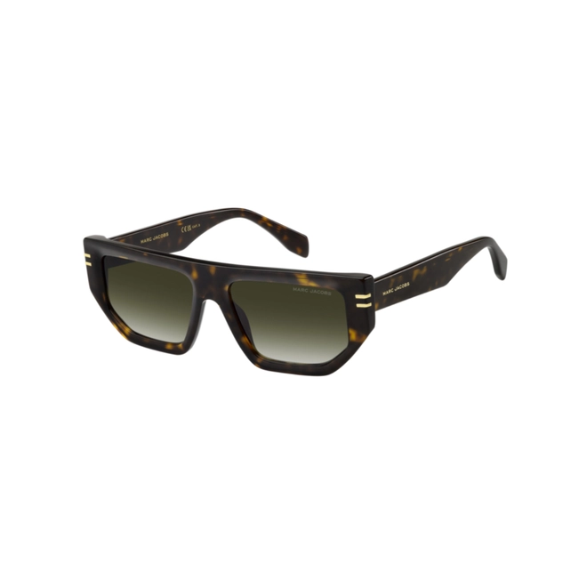 Óculos de Sol Marc Jacobs MARC 904/S 086 549K S Acetato Marrom Mesclado com lentes na cor Verde Degradê 1