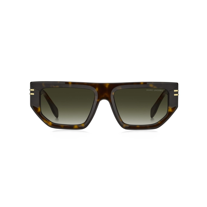 Óculos de Sol Marc Jacobs MARC 904/S 086 549K S Acetato Marrom Mesclado com lentes na cor Verde Degradê 2