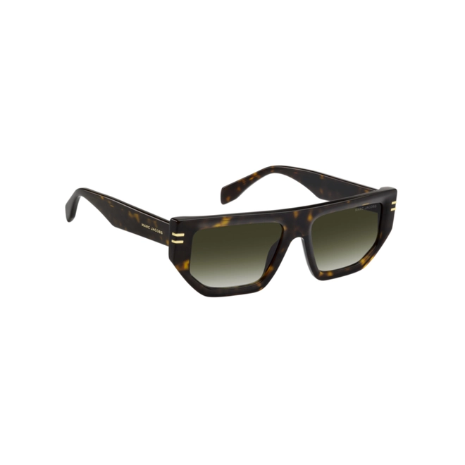 Óculos de Sol Marc Jacobs MARC 904/S 086 549K S Acetato Marrom Mesclado com lentes na cor Verde Degradê 3