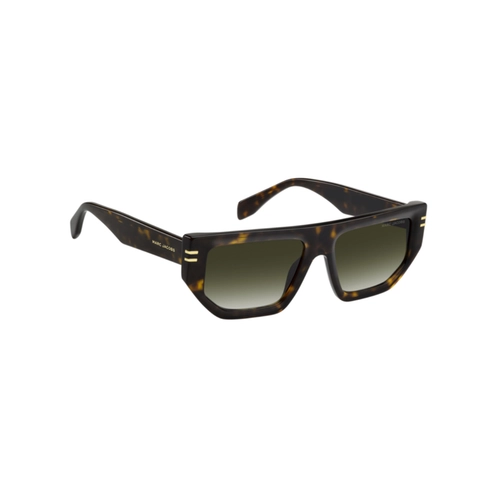 Óculos de Sol Marc Jacobs MARC 904/S 086 549K S Acetato Marrom Mesclado com lentes na cor Verde Degradê