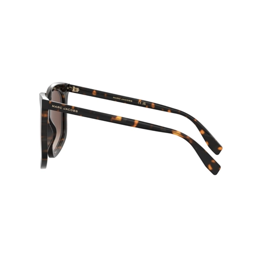 Óculos de Sol Marc Jacobs MJ 1136/S 086 57HA S Acetato Marrom Mesclado com lentes na cor Marrom Degradê