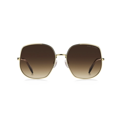 Óculos de Sol Marc Jacobs MARC 916/S 01Q 59N4 S Metal Dourado com lentes na cor Marrom Degradê