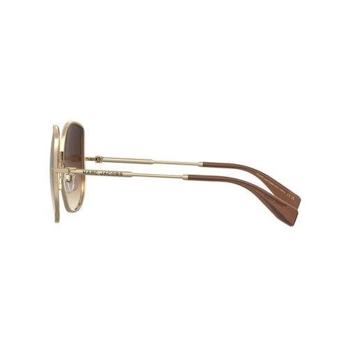 Óculos de Sol Marc Jacobs MARC 916/S 01Q 59N4 S Metal Dourado com lentes na cor Marrom Degradê