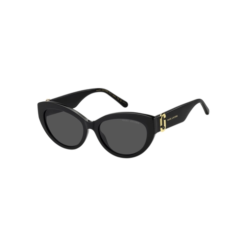 Óculos de Sol Marc Jacobs MARC 883/S 807 54IR S Acetato Preto com lentes na cor Cinza