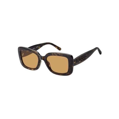 Óculos de Sol Marc Jacobs MARC 888/S 086 53W7 S Acetato Marrom Mesclado com lentes na cor Laranja
