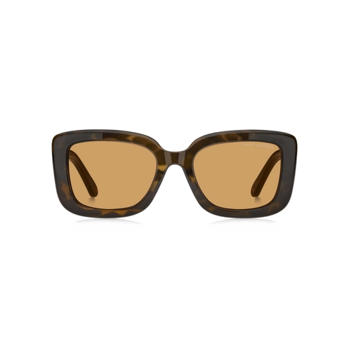 Óculos de Sol Marc Jacobs MARC 888/S 086 53W7 S Acetato Marrom Mesclado com lentes na cor Laranja