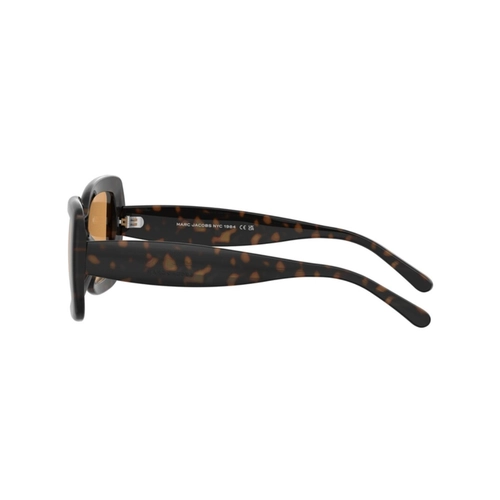 Óculos de Sol Marc Jacobs MARC 888/S 086 53W7 S Acetato Marrom Mesclado com lentes na cor Laranja