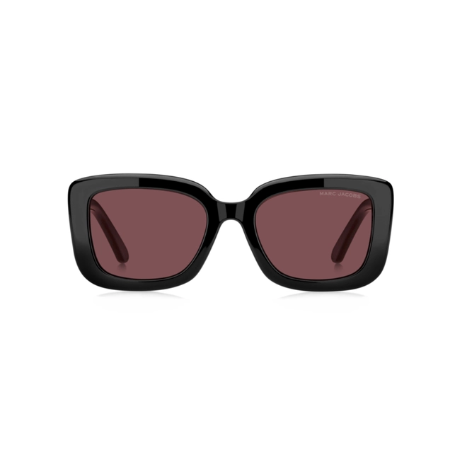 Óculos de Sol Marc Jacobs MARC 888/S 807 534S S Acetato Preto com lentes na cor Bordô 2