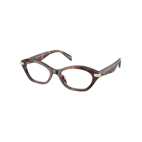 Óculos de Grau Michael Kors 0MK4186BU 4031 52 Acetato Marrom Mesclado Polido