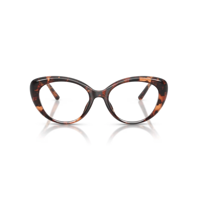 Óculos de Grau Michael Kors 0MK4181U 4031 53 Acetato Marrom Mesclado Polido 2