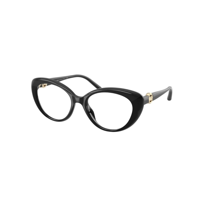 Óculos de Grau Michael Kors 0MK4181U 3005 53 Acetato Preto Polido 1
