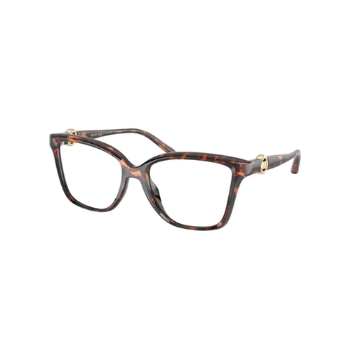 Óculos de Grau Michael Kors 0MK4180U 4031 54 Acetato Marrom Mesclado Polido