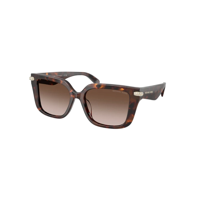 Óculos de Sol Michael Kors 0MK2275BU 40311354 Acetato Marrom Mesclado Polido com lentes na cor Marrom Degradê 1
