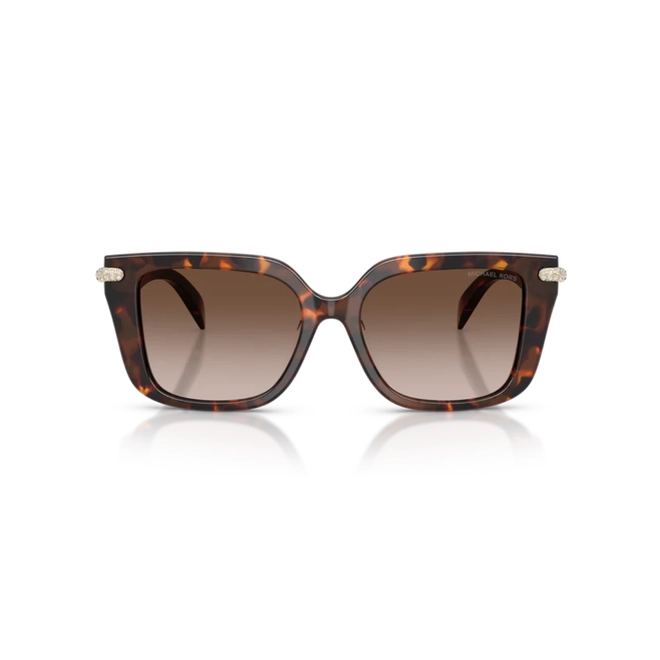 Óculos de Sol Michael Kors 0MK2275BU 40311354 Acetato Marrom Mesclado Polido com lentes na cor Marrom Degradê 2