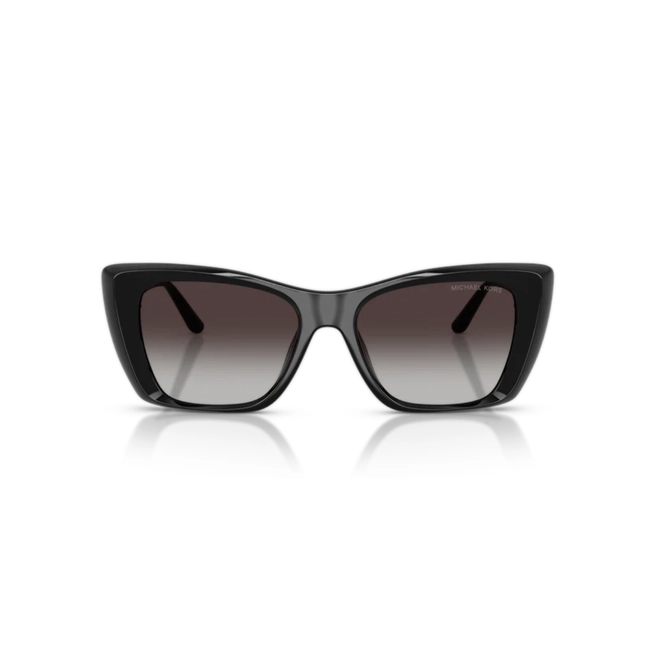 Óculos de Sol Michael Kors 0MK2270U 30058G53 Acetato Preto Polido com lentes na cor Fumê Degradê 2