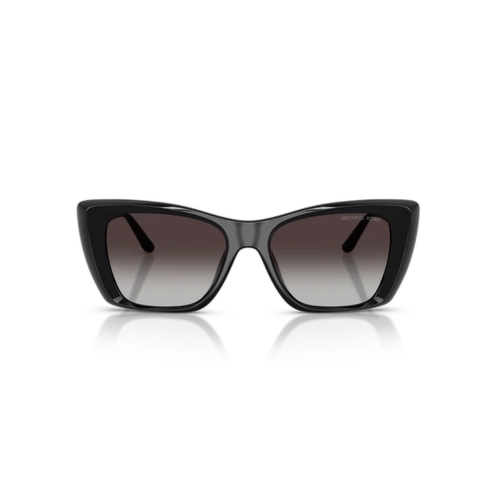 Óculos de Sol Michael Kors 0MK2270U 30058G53 Acetato Preto Polido com lentes na cor Fumê Degradê