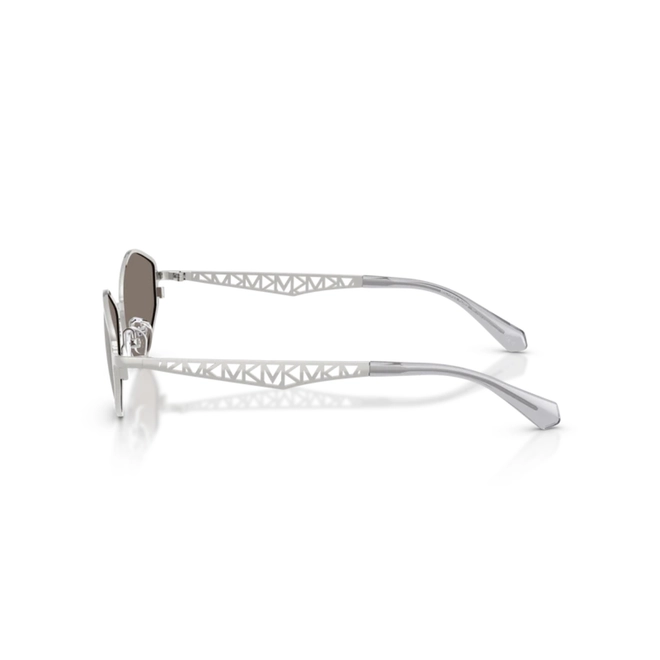 Óculos de Sol Michael Kors 0MK1181 18936G56 Metal Prata Polido com lentes na cor Cinza Espelhado 3