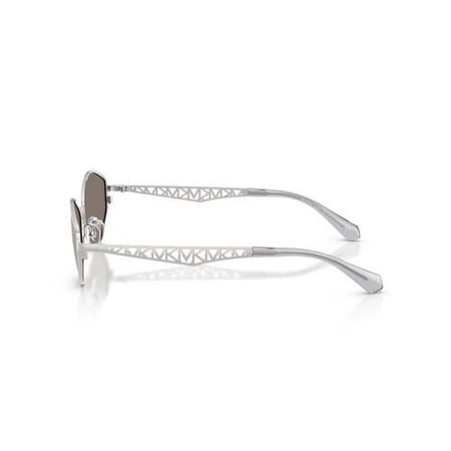 Óculos de Sol Michael Kors 0MK1181 18936G56 Metal Prata Polido com lentes na cor Cinza Espelhado