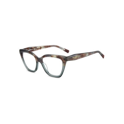 Óculos de Grau Missoni MIS 0274 NE6 5417 R Acetato Cinza e Bordô Mesclado