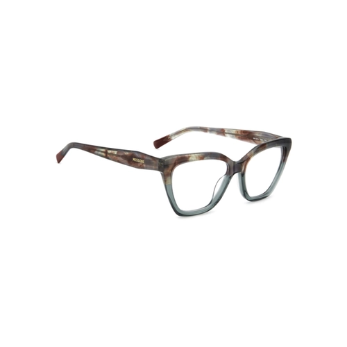Óculos de Grau Missoni MIS 0274 NE6 5417 R Acetato Cinza e Bordô Mesclado
