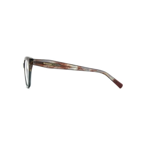 Óculos de Grau Missoni MIS 0274 NE6 5417 R Acetato Cinza e Bordô Mesclado