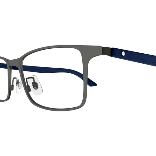 Óculos de Grau Mont Blanc MB0361O-010 56 Metal Chumbo